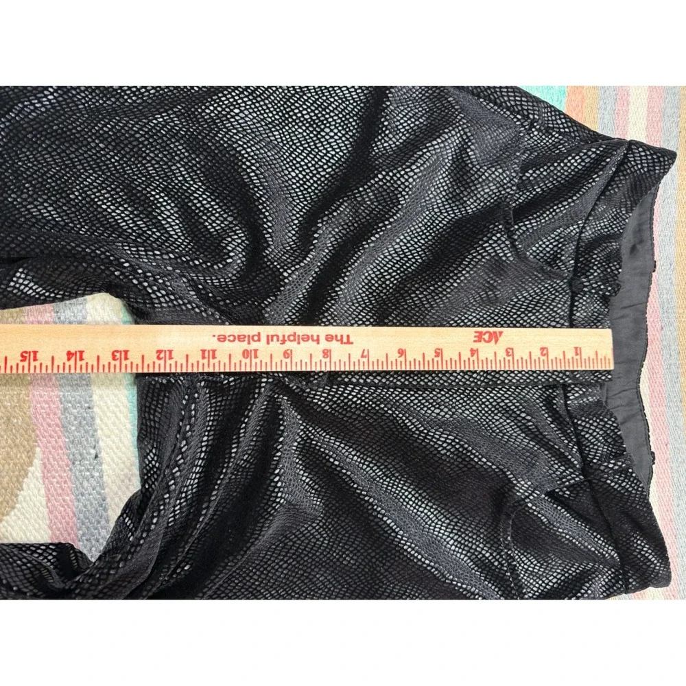 Vintage 90s Joseph‎ Ribkoff Velour Snake Print Pants – Size 10